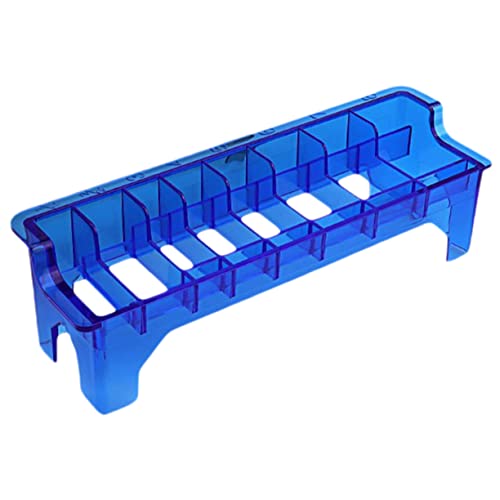 Healvian Halter Für Haarschneidemaschinenbegrenzerkämme Aufbewahrungsbox Für Friseurbedarf Organizer Für Haarwerkzeuge Kunststoff Blau Für Friseursalons von Healvian