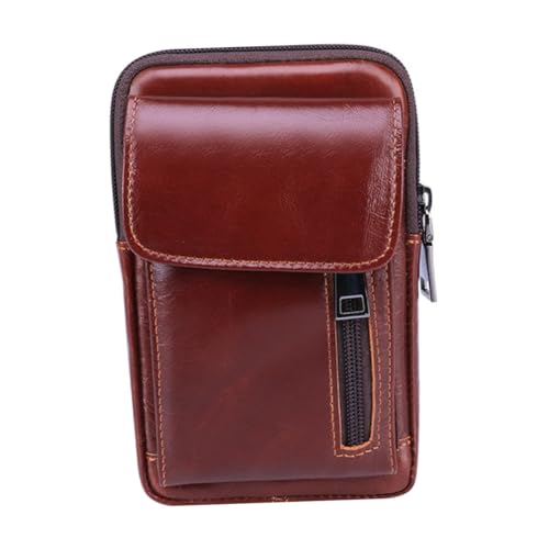 Healvian Cowhide Hüfttasche Herren Robust Einfacher Stil Bauchtasche Outdoor Handy Gürtel Tasche Multifunktional Alltag Healvian Cowhide Hüfttasche Herren Robust Einfacher Stil Bauchtasche Outdoor Handy Gürtel Tasche Multifunktional Alltag von Healvian