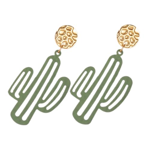 Healvian Dainty Ohrstecker Damen Kaktus Ohrschmuck Pflanzen Design Leicht Hautfreundlich Vielseitig Tragbar Geschenkidee für Freundinnen Geburtstag Valentinstag von Healvian