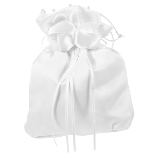 Healvian Damen Abendtasche Hochzeit Leicht Vielseitig als Brauttasche Make Up Bag Blumen oder Geschenkbeutel Stilvoll für Brautparty Verlobung und Festliche Abendveranstaltungen Geeignet von Healvian