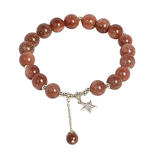 Healvian Damen Armband Natürlichem mit Kreativem Steinhänger Verstellbare Handgelenk Kette Modisches für Party Besondere Anlässe Perfektes für Ihre Liebsten von Healvian