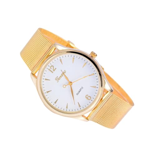 Healvian Damen Armbanduhr Goldene Quarzuhr Mit Mesh Gürtel Ultra Dünnes Design Modeuhr Für Besondere Anlässe Langlebig Als Für Frauen Healvian Damen Armbanduhr Goldene Quarzuhr Mit Mesh Gürtel Ultra Dünnes Design Modeuhr Für Besondere Anlässe Langlebig Als Für Frauen von Healvian