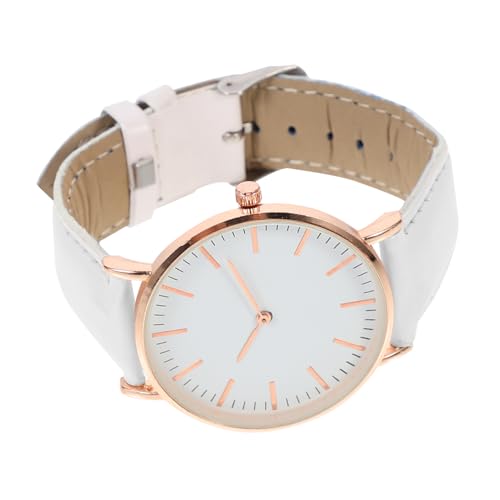 Healvian Damen Armbanduhr mit PU Armband Quarzuhr für Frauen Lässige Uhr für Studenten Berufstätige Leicht zu Langlebig von Healvian