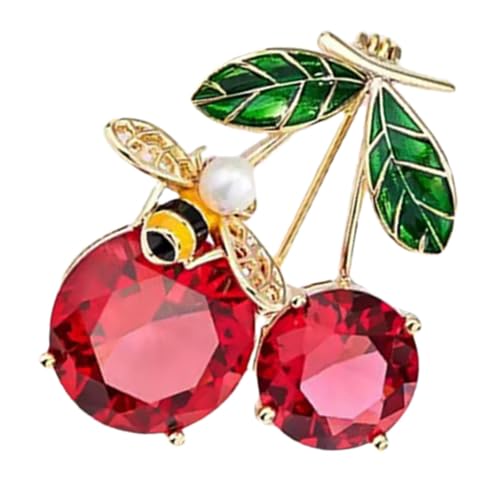Healvian Damen Broschen Pin Süßer und Bienen Lapel Pin Glänzend Langlebig Modisches Accessoire für Kleidung Pullover Anzüge Geschenkidee für Frauen von Healvian