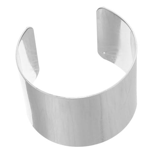 Healvian Damen Cuff Armband Verstellbar Silberfarben Breiter Armreif Modisch Geschenkidee für Frauen Alltag Party Hochzeit Healvian Damen Cuff Armband Verstellbar Silberfarben Breiter Armreif Modisch Geschenkidee für Frauen Alltag Party Hochzeit von Healvian