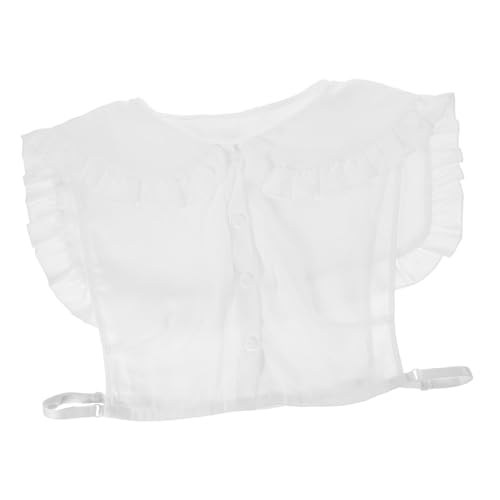 Healvian Damen Falscher Hemdkragen Chic Süßer All match Blusenkragen Kurzkragen Kragen dekoration für Blusen Pullover Kleider Atmungsaktiv Hautfreundlich Modisch von Healvian