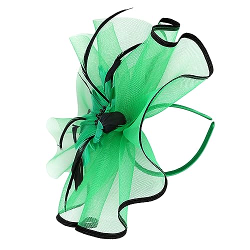 Healvian Damen Fascinator Haarband mit Federn Extravaganter Kopfschmuck für Hochzeiten Teepartys Besondere Anlässe Elegant Leicht Langlebig für Festliche Events von Healvian