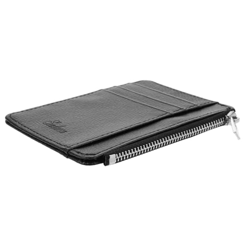 Healvian Damen Geldbörse mit Reißverschluss Kleines Münzfach Multi Kartenetui für Kreditkarten Vielseitige Brieftasche Leichter und Kompakter Coin Purse für Reisen und Alltag von Healvian