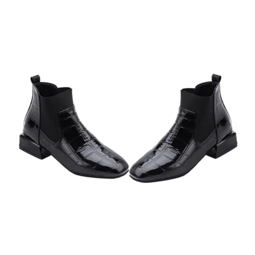 Healvian Schwarze Damenstiefel Mit Rutschfester Außensohle Und Weichem Innenfutter Für Anlässe Und Lässig Für Alltag Hochwertiges Atmungsaktives Material Sorgt Für Bequemlichkeit von Healvian