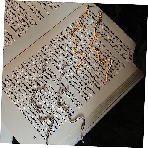 Healvian Ohrringe Für Frauen Gesicht Tropfen Ohrringe Mädchen Geometrische Abstrakte Kunst Aus Legierung Leicht Und Langlebig Für Alltag Und Feierlichkeiten von Healvian