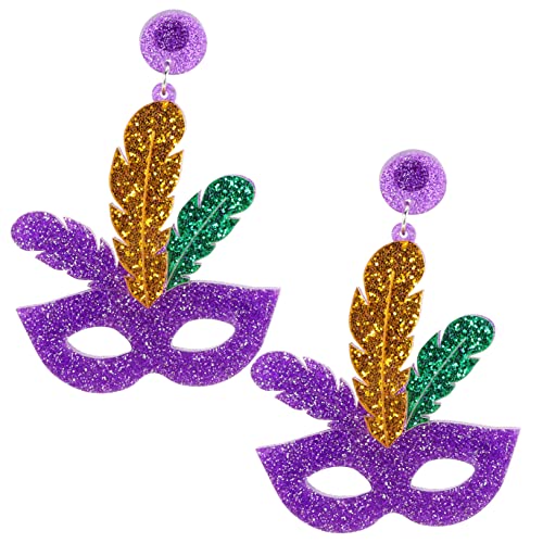 Healvian Damen Ohrringe Ohrstecker Bunte Clownshut Design Leicht und Modisch Für Party Festival Alltag Schmuckaccessoire von Healvian