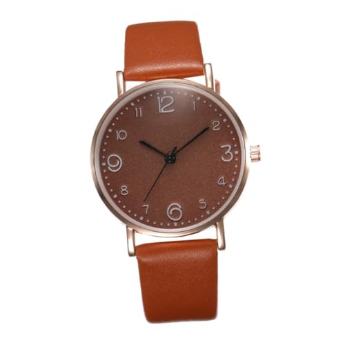 Healvian Damen Quartz Armbanduhr Freizeit Uhr für Frauen Lederarmbanduhr Casual für Schule Party Anpassbar für Handgelenkumfang Healvian Damen Quartz Armbanduhr Freizeit Uhr für Frauen Lederarmbanduhr Casual für Schule Party Anpassbar für Handgelenkumfang von Healvian