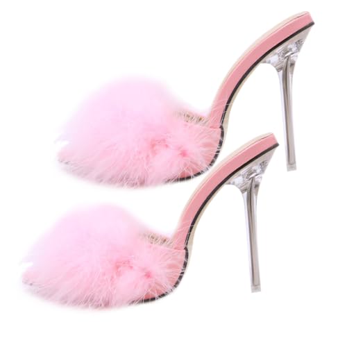 Healvian Damen Sandaletten mit Spitz zulaufender Zehe und Hohem Absatz Rutschfeste Sommer Slipper in Atmungsaktiv Langlebig Modisch für Partys Büro Hochzeit und Alltag Geeignet Healvian Damen Sandaletten mit Spitz zulaufender Zehe und Hohem Absatz Rutschfeste Sommer Slipper in Atmungsaktiv Langlebig Modisch für Partys Büro Hochzeit und Alltag Geeignet von Healvian
