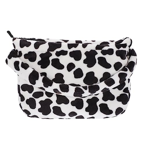 Healvian Damen Umhängetasche Kuscheliges Plüsch Material Gepunktetes Design Leichte Armpit Bag Mittelgroß für Handy Kosmetik Alltagsgebrauch für Freundin Mutter Tochter von Healvian