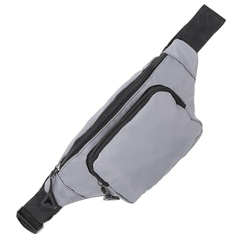 Healvian Gürteltasche Damen Modische Hüfttasche Crossbody Tasche Verstellbar Für Sport Und Freizeit Grau von Healvian