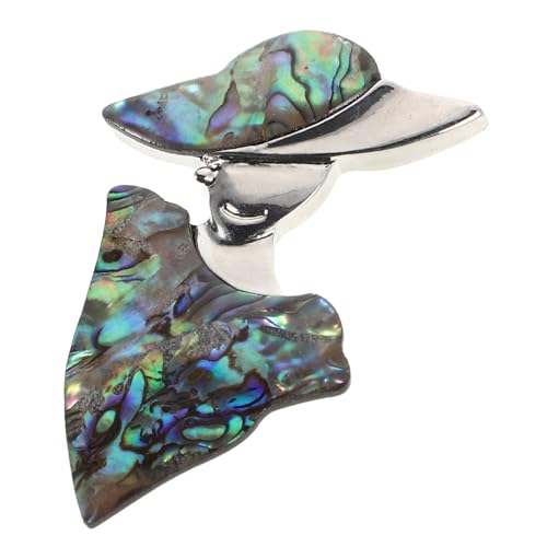 Healvian Damenbrosche Langlebiger Legierung Muschel Design Anstecknadel für Jacken und Blazer Leichtes Accessoire für Hochzeiten und Festliche Anlässe von Healvian