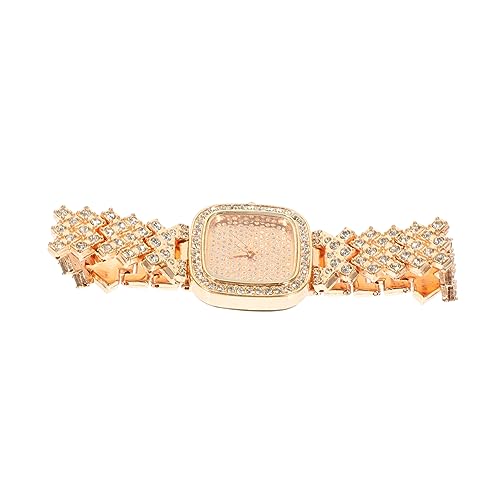 Healvian Armbanduhr Damen Strass Design Uhr Für Frauen Stilvolle Armbanduhr Mit Verstellbarem Band Für Viele Anlässe von Healvian