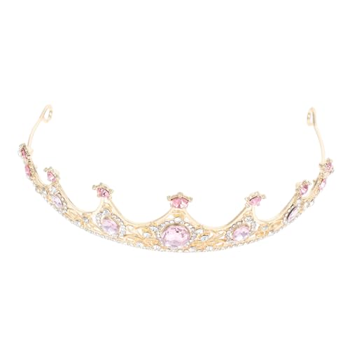 Healvian Dekorative Tiara Im Barockstil: Krone Mit Strasssteinen Aus Legierung, Haarschmuck Für Braut – Krone Für Geburtstagsfeiern Und Events von Healvian