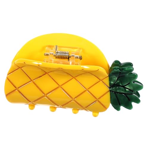 Healvian Dekorativer Ananas Haarklammer aus Rutschfester Robuster Frauen Haarschmuck Süßer Krallenspange für Dickes und Dünnes Haar Vielseitiger Haarclip für Alltag und Party von Healvian