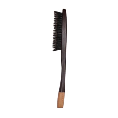Healvian Detangling Haarbürste mit Holzgriff Dreireihige Wildschweinborsten Bürste für Lockiges Haar Schonendes Entwirren Bruchsicher Handlich Geeignet für Männer und Damen Geschenkoption von Healvian
