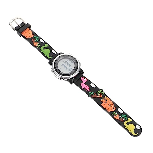Healvian Digitale Armbanduhr mit Cartoon Muster wasserdichte LED Uhr für Jungen Komfortables Armband Lernuhr mit Klaren Ziffern Praktischem Design von Healvian