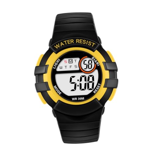 Healvian Digitaluhr Für Junge Mädchen Nachtleuchtende Armbanduhr Wasserdichte Kinderuhr Aus Tpu Zeituhr Für Studenten Kinderarmbanduhr Mit Verstellbarem Armband Für Jungen Und Mädchen von Healvian