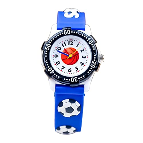 Healvian Digitaluhr Für Junge Mädchen Sport-themenuhr Mit Basketball-muster Cartoon-armbanduhr Kindergürteluhr Tragbare Kindergarderobe von Healvian