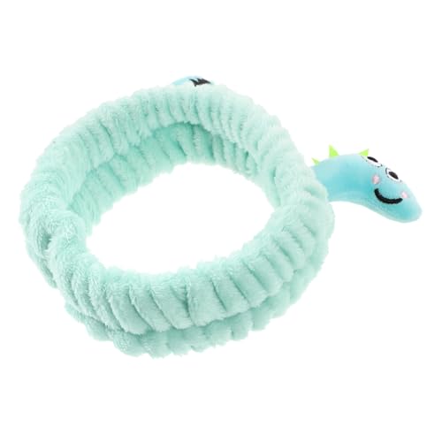 Healvian Dinosaurier-Stirnband abschmink haarband make up haarband Puffy Spa-Haarband Yoga-Stirnbänder Haarschmuck für Frauen Haarband für Mädchen zu Hause Haarband zum Waschen des Gesichts von Healvian