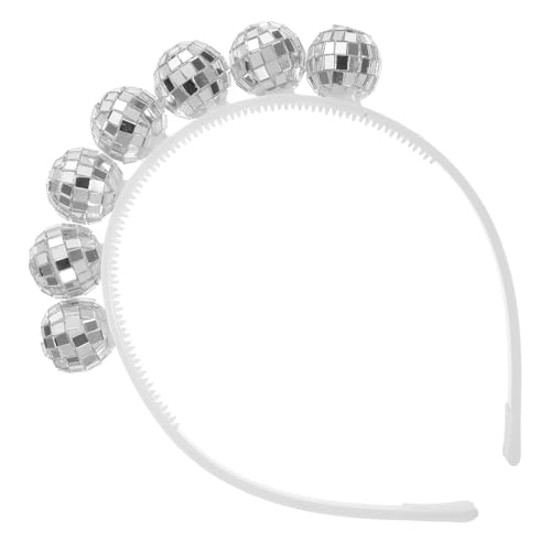 Healvian Disco Ball Haarband Dekoratives Accessoire für Partys Weihnachten und Cosplay Leicht und für Fotoshootings und Festliche Anlässe von Healvian