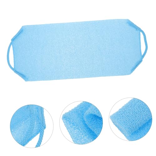 Healvian Doppelseitiger Peeling Duschhandschuh Körperpeeling Waschlappen mit Starkem Peeling für Männer und Frauen Intensives Reinigungstuch zur Hauterneuerung Stilvolles Blau von Healvian