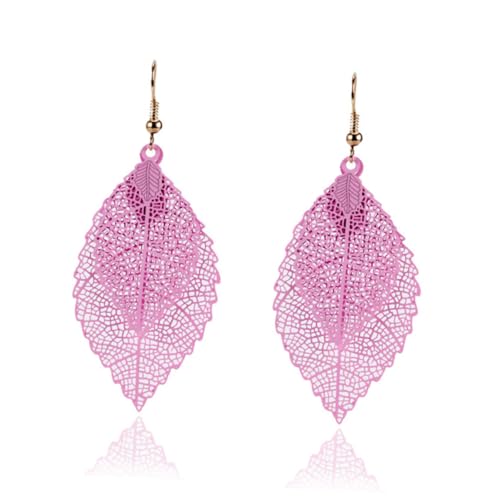 Healvian Doppelter Blattanhänger Ohrringe Nickel und Bleifrei Leichtes Legierungsohrringe für Damen und Mädchen in Zartem Rosa als für Geburtstag Hochzeit Party und Alltag Healvian Doppelter Blattanhänger Ohrringe Nickel und Bleifrei Leichtes Legierungsohrringe für Damen und Mädchen in Zartem Rosa als für Geburtstag Hochzeit Party und Alltag von Healvian