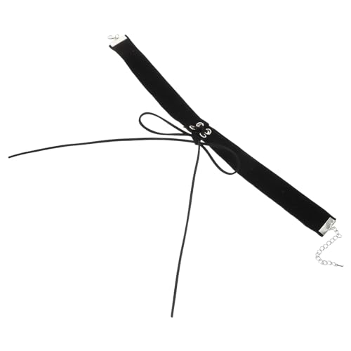 Healvian Dunkler Boho Schleifen Choker Samt Halskette für Besondere Anlässe Schlüsselbein und Verleiht Jedem Gothic Outfit Einen Stilvollen von Healvian
