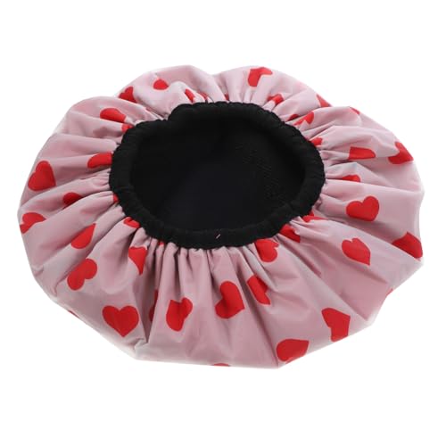 Healvian Duschhaube swim cap women haartrocknungsmütze badehut Badehüte für Duschkopfkappe Bademütze wiederverwendbare Badehaube Herz trockene Haarkappe schmücken Baby superfeine Faser von Healvian