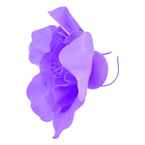 Healvian EVA Großer Blumen Fascinator Haarreif Leichtes Brautschmuck Statement-blüten-design Vielseitiges Kopfstück für Hochzeit Bridal Shower Cocktail Party und Halloween von Healvian