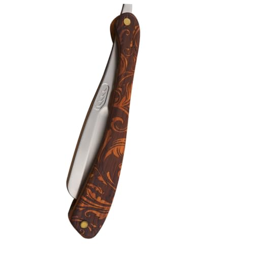 Healvian Edelstahl Rasiermesser Faltbar Vintage Manuell Präziser Bartschneider Kompakt Tragbar Herren Zuhause und Friseurgebrauch von Healvian