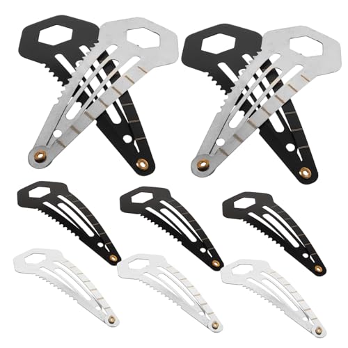 Healvian 10stücke Teiliges Aus Haarnadeln Multifunktionale Haarspangen Für Damen Silberne Und Schwarze Haarklammern Für Verschiedene Frisuren Und Anlässe von Healvian