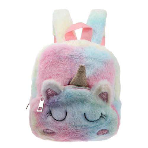 Healvian Einhorn Plüsch Umhängetasche Für Junge Mädchen Entzückendes Schultertasche-Design Mit Großem Fassungsvermögen Und Praktischem Reißverschluss Healvian Einhorn Plüsch Umhängetasche Für Junge Mädchen Entzückendes Schultertasche-Design Mit Großem Fassungsvermögen Und Praktischem Reißverschluss von Healvian