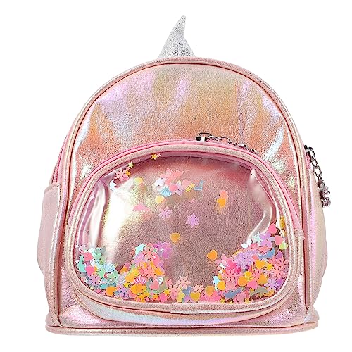 Healvian Einhorn-aufbewahrungsrucksack Für Mädchen Outdoor-Rucksack Mit Pailletten Leicht Abwischbar Verstellbare Träger Organisierter Taschen-Organizer Für Mädchensachen von Healvian