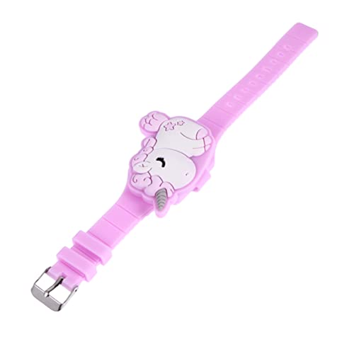 Healvian Lovely Kinderuhr Mit Touchscreen Süße Digitale -Armbanduhr Für Mädchen Klappbares Design Umweltfreundliches Material Für Lernen Uhrzeit von Healvian