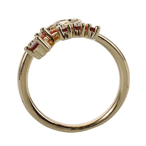 Healvian Einstellbarer Geometrischer Ring Blumenmotiven Minimalistischer Schmuck für Damen Leicht und Handwerkskunst für Healvian Einstellbarer Geometrischer Ring Blumenmotiven Minimalistischer Schmuck für Damen Leicht und Handwerkskunst für von Healvian