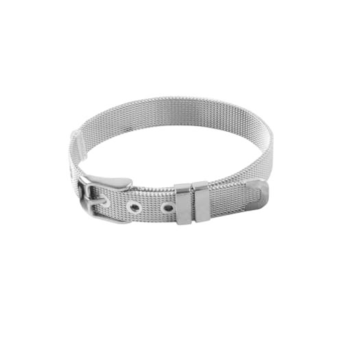 Healvian Einstellbares Mesh Chain Armband für Herren Modisches Gerade Geschnittenes Verstellbares Handgelenksband mit Modernem Maschendesign Komfortabel und Stylisch für Männer von Healvian