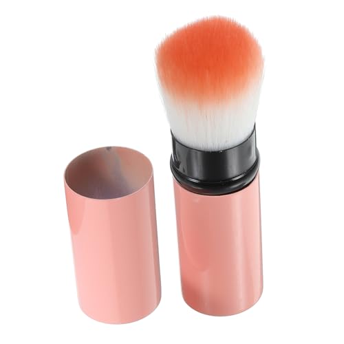 Healvian Einziehbarer Bunter Schminkpinsel Weich Weiche Borsten Vielseitig für Lidschatten Augenbrauen Puder Kompakt Tragbar Reise Make Up Tool Zufällige Farbe Zufällige Farbe von Healvian