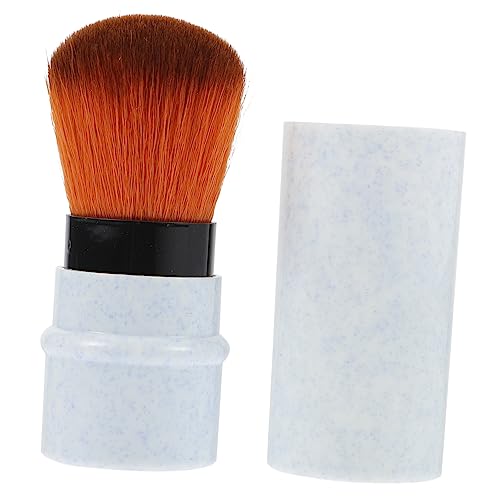 Healvian Einziehbarer Make Up mit Marmormuster Multifunktionaler für Foundation Concealer und Puder Kosmetikpinsel für Teenager Mädchen Weiche Fasern Leicht zu Reinigen von Healvian