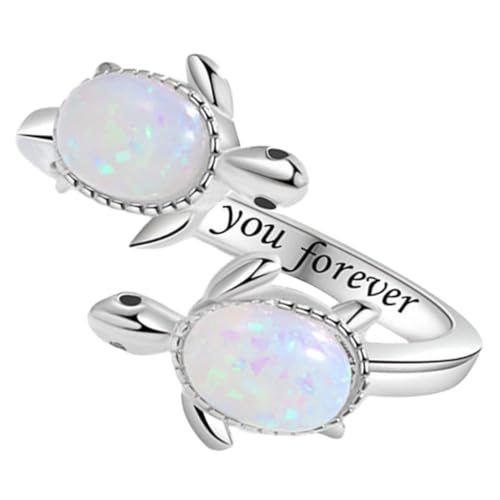 Healvian Einzigartiger Verstellbarer Fingerring Für Damen Modischer Metallring Platinoptik Healvian Einzigartiger Verstellbarer Fingerring Für Damen Modischer Metallring Platinoptik von Healvian