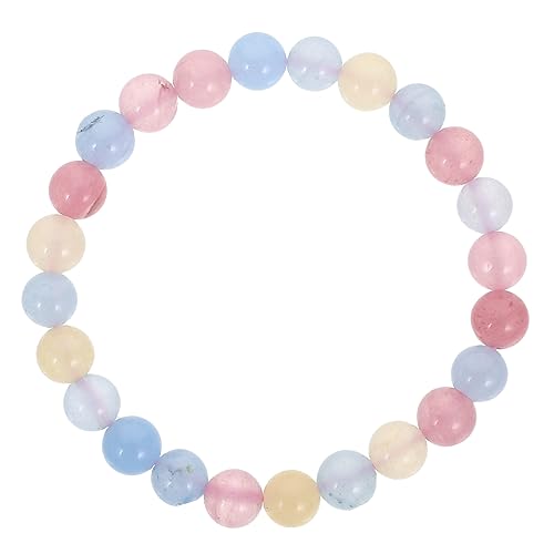 Healvian Elastic Crystal Beaded Bracelet für Damen Herren Armband Natürlichen Kristallperlen ca Elastisch Modisches für für Familie Freunde von Healvian