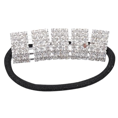 Healvian Elastische Haargummis mit Kristallbesatz Teiliges Dehnbare Schonende Ponytail Holder für Mädchen Glitzernde Haarbänder Haarbruch Vielseitige Haar und Armband Accessoires von Healvian