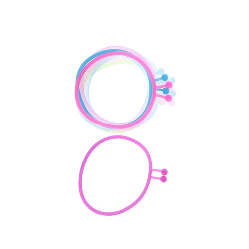 Healvian 2stücke Leuchtende Silikon Armbänder Im Schnecken-design Für Damen Und Herren Haargummis Mit Einzigartigem Stil Zufälligen Farben Für Teenager von Healvian