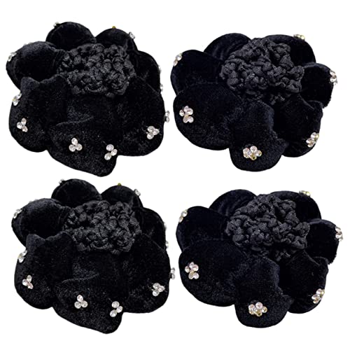 Healvian 4stücke Haarnetze Für Frauen Haarnetz Für Dutts Haarnetzabdeckung Duttnetz Haarnetzhalter Für Damen Haar Zubehör von Healvian