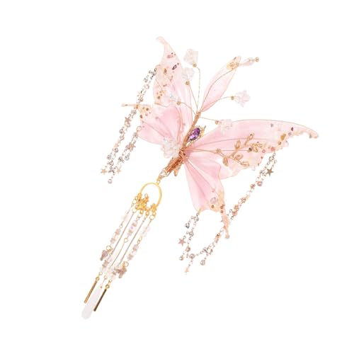 Healvian Eleganter Chinesischer Haarschmuck Schmetterlings-haarclip mit Quaste Vintage-stil für Damen Bequem Leicht Vielseitig für Traditionelle Kostüme Hochzeiten Fotoshootings und Alltag Healvian Eleganter Chinesischer Haarschmuck Schmetterlings-haarclip mit Quaste Vintage-stil für Damen Bequem Leicht Vielseitig für Traditionelle Kostüme Hochzeiten Fotoshootings und Alltag von Healvian