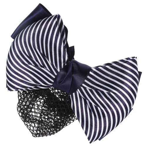 Healvian Eleganter Damen Haarnetz Haarklammer mit Schleife Feines Netz Haarnetz für Dutt Rutschfester Haarschmuck für Berufstätige in Hotel Bank Pflege Stilvolles Zubehör für Gepflegte von Healvian